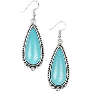 Desert Quench Blue Earrings